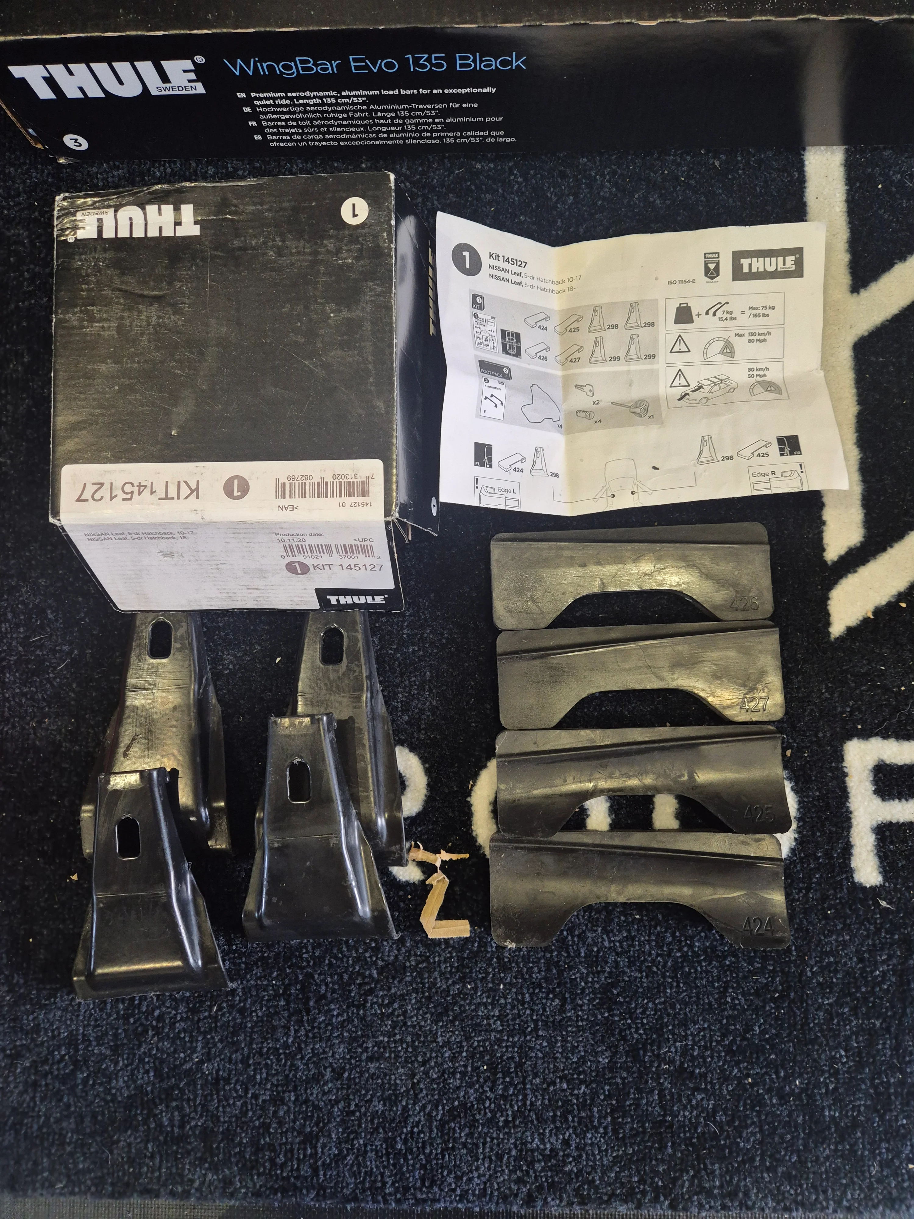 Thule 5127 Fitting Kit - NISSAN Leaf -Used - Image 2