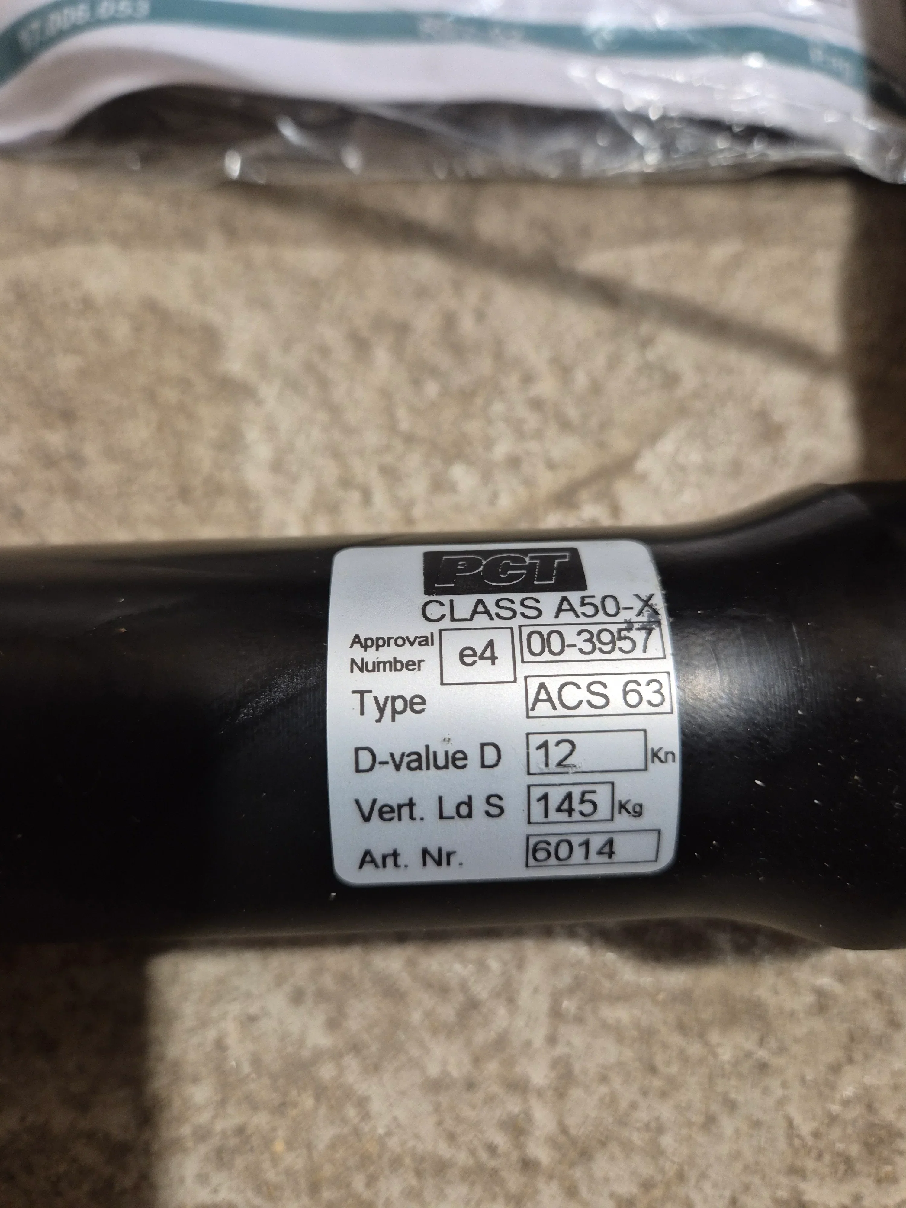 Detachable Towball - Part number ACS 63. - Image 3