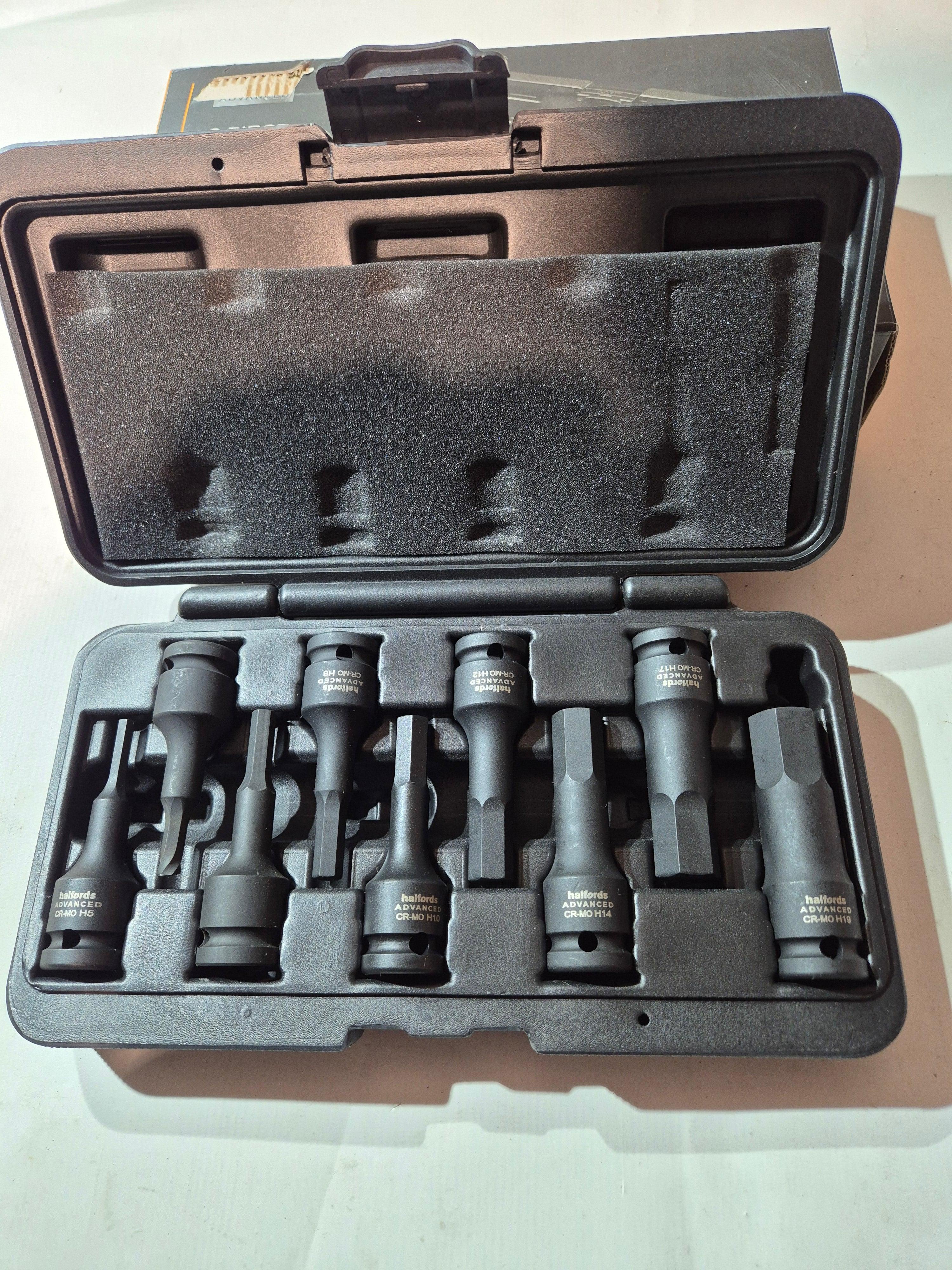 Halfords Advance 9 Piece 1/2" Drive Impact Hex Set - Image 2