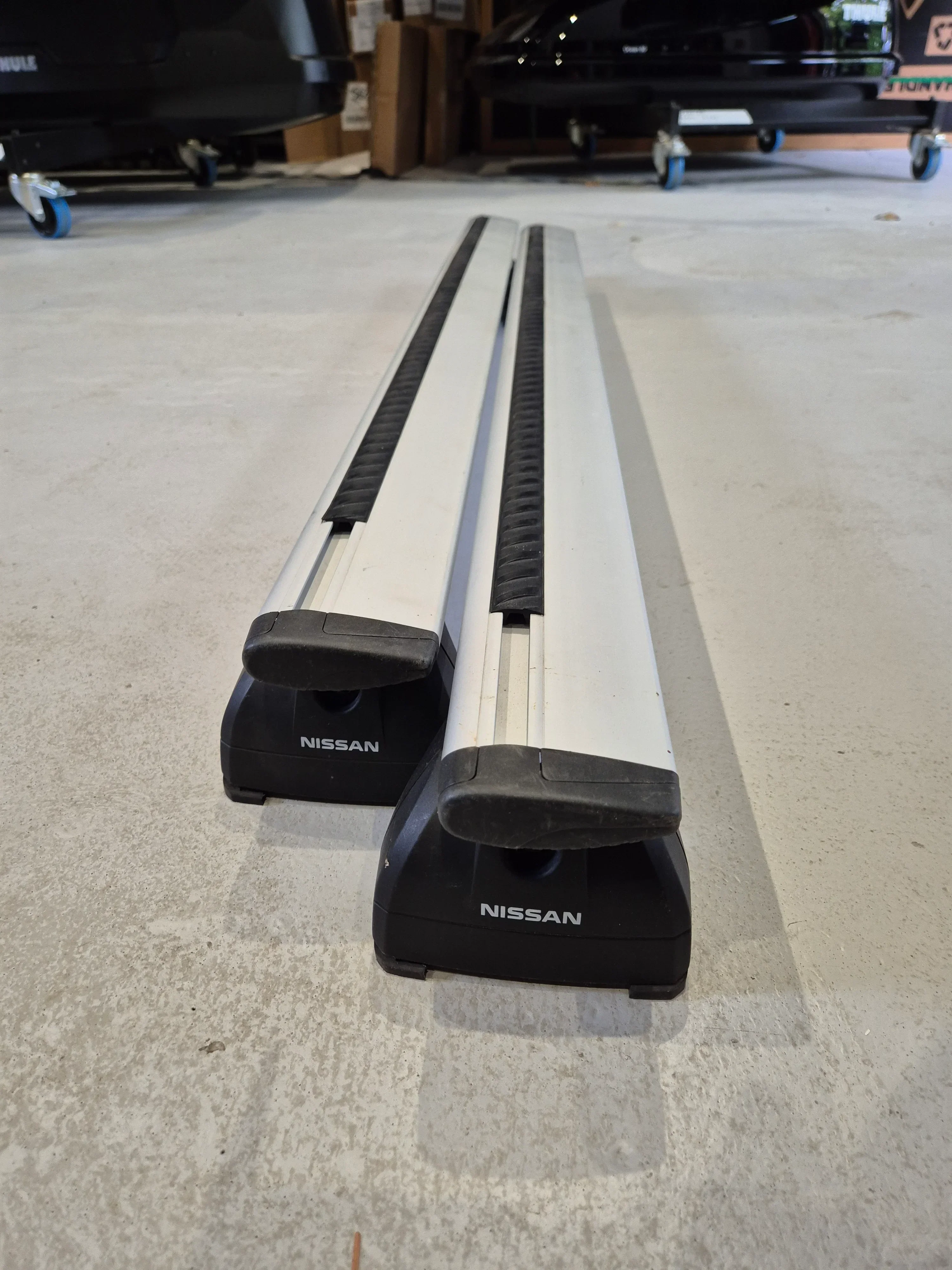 Nissan Qashqai 2014 - 21 Raised Rail Roof Bars OEM - Image 2