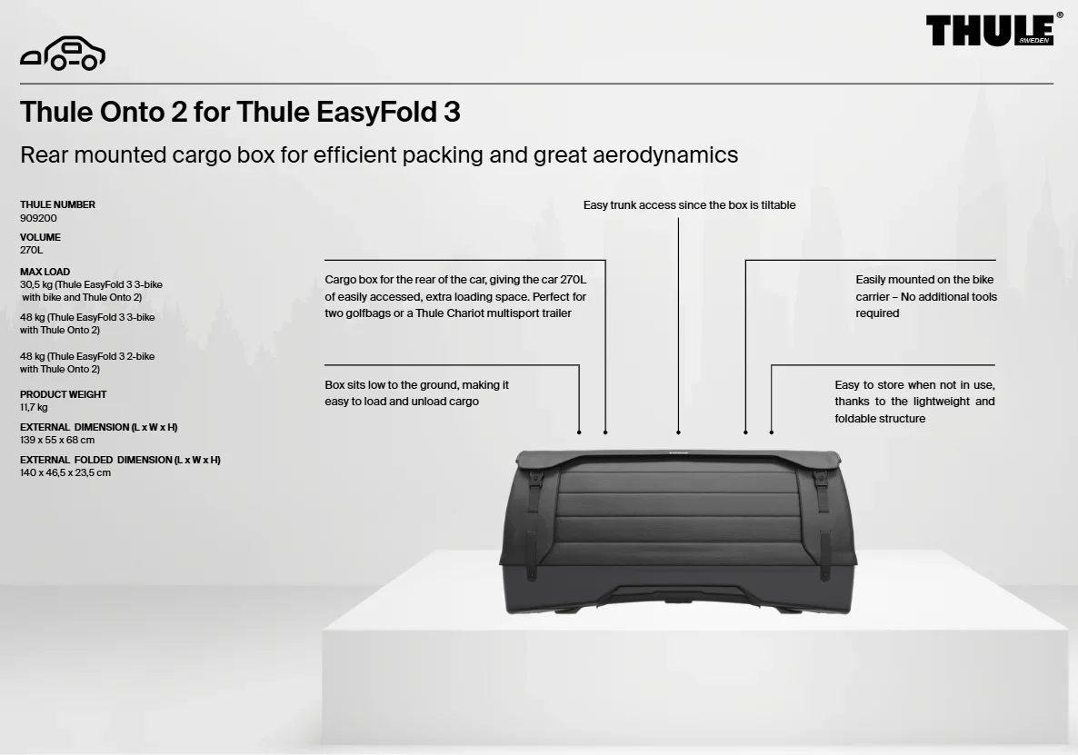 Thule Onto 2 - Thule Easyfold 3 - Image 3