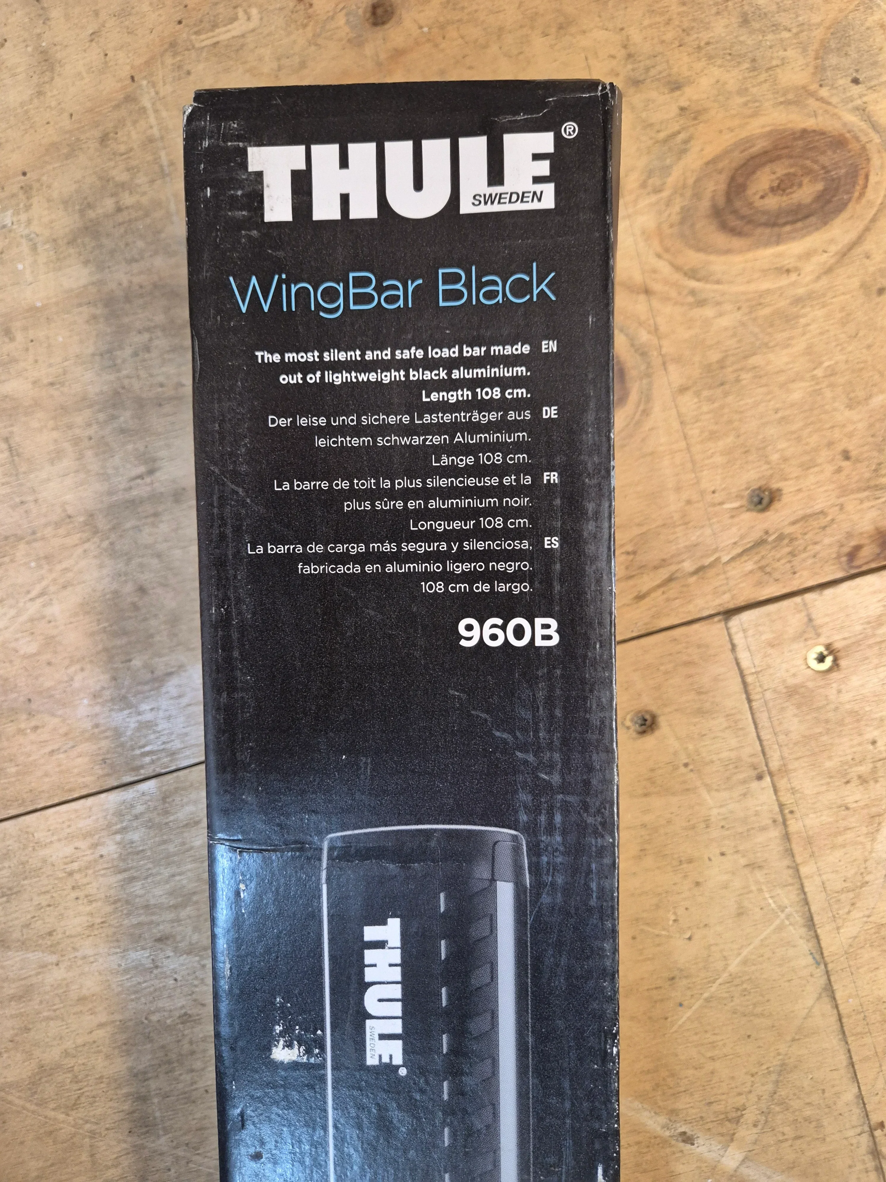 Thule 108cm Wingbar Black-  960B ( Same fit as 711120) - Image 2