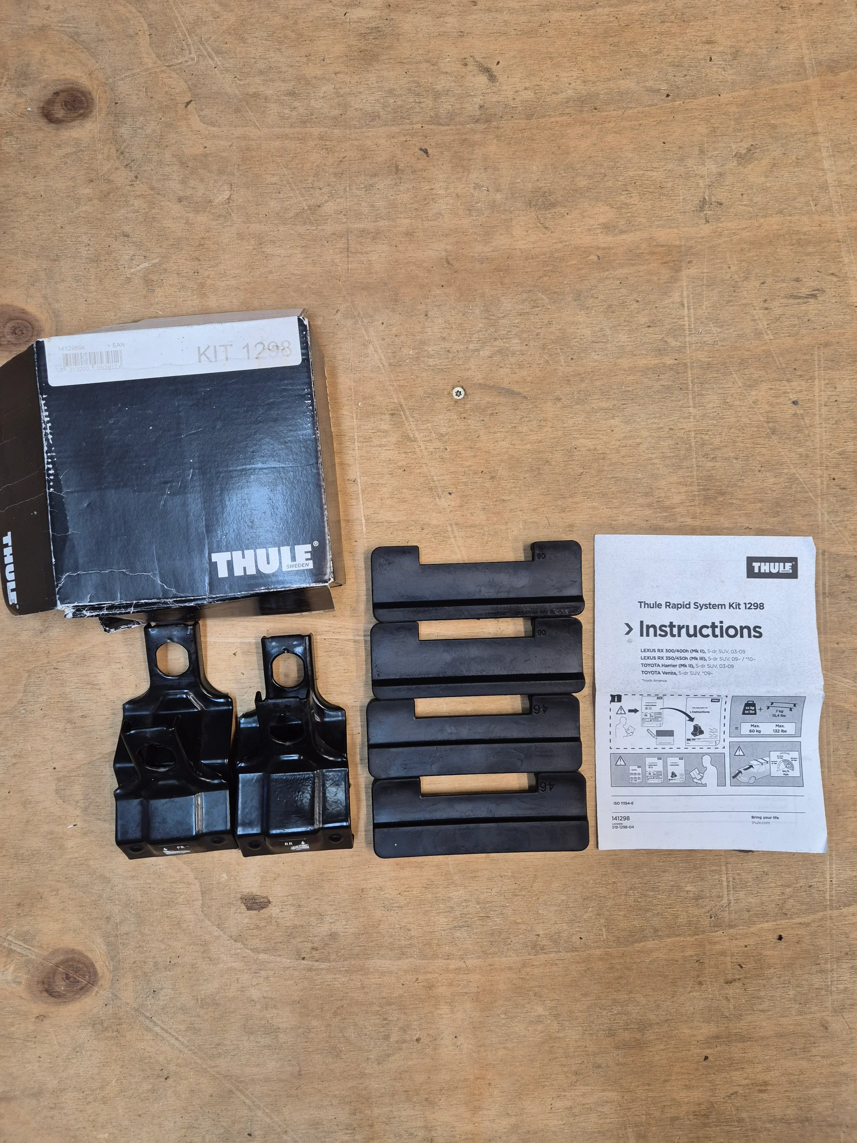 Thule 1298 Fitting Kit - LEXUS RX 300/400h (Mk II), 5-dr SUV, 03-09 & Others - Image 2