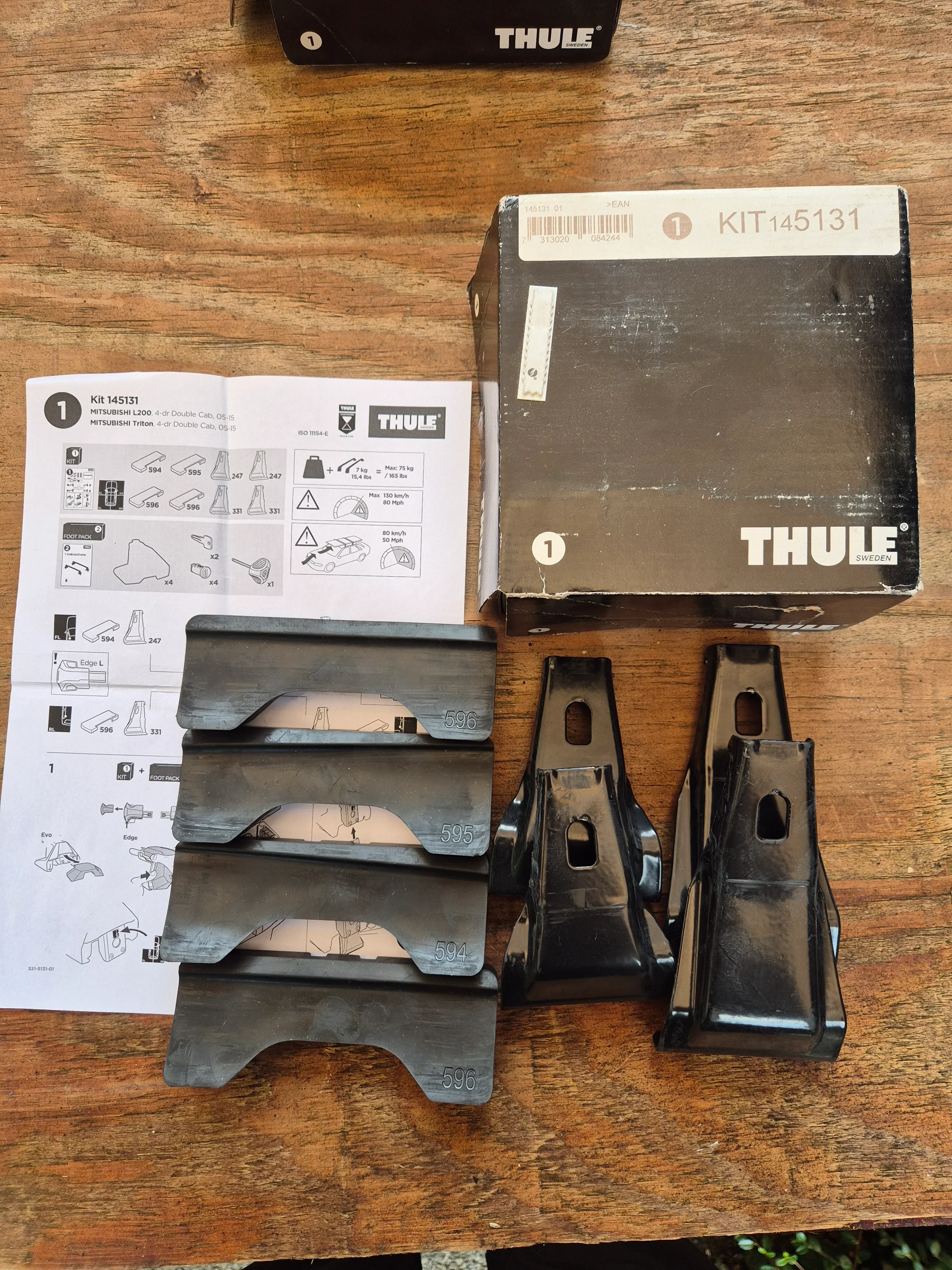Thule 5131 Fitting Kit Mitsubishi L200 2005-2015 & Mitsubishi Triton 2005-2015 Normal Fit - Image 2
