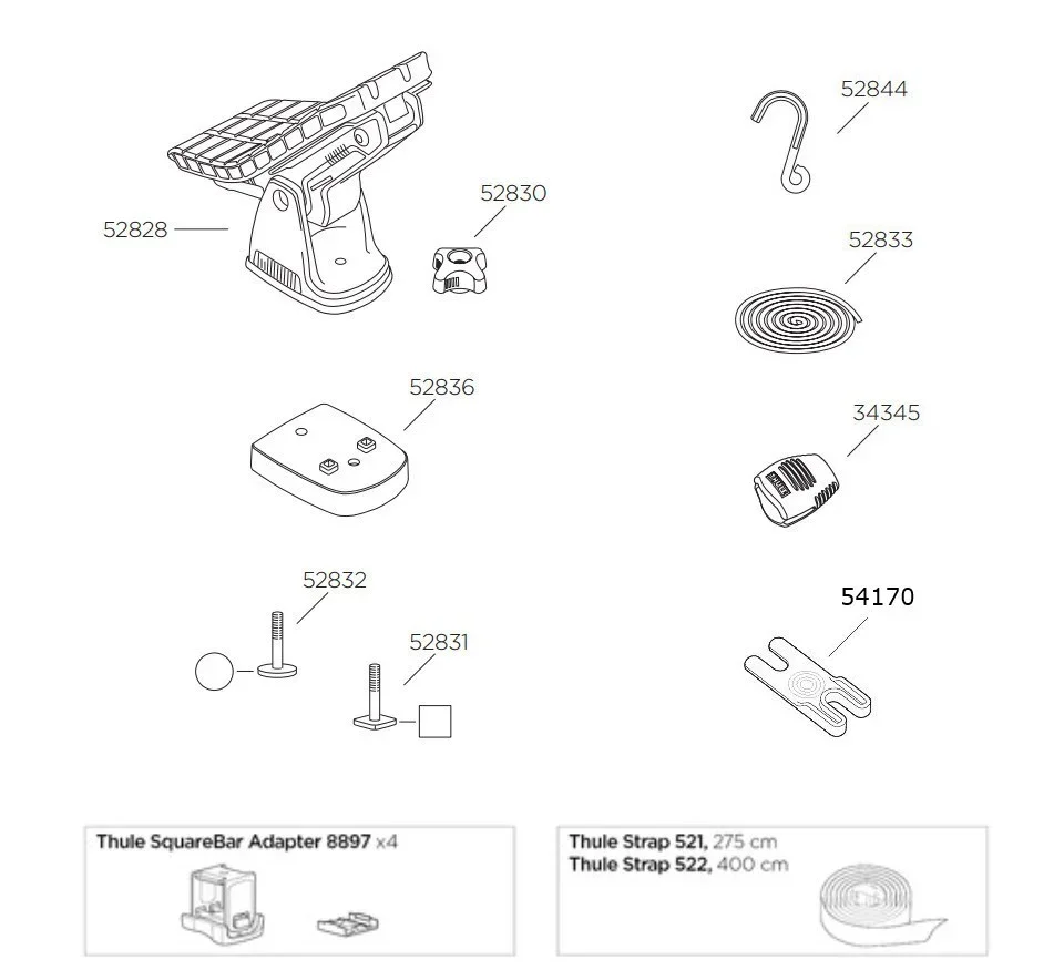 Thule 895 DockGrip  - Spare Parts - Image 2