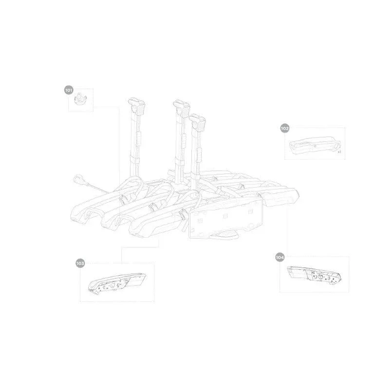 Thule Epos 3 Bike Carrier - Spare Parts - Image 3