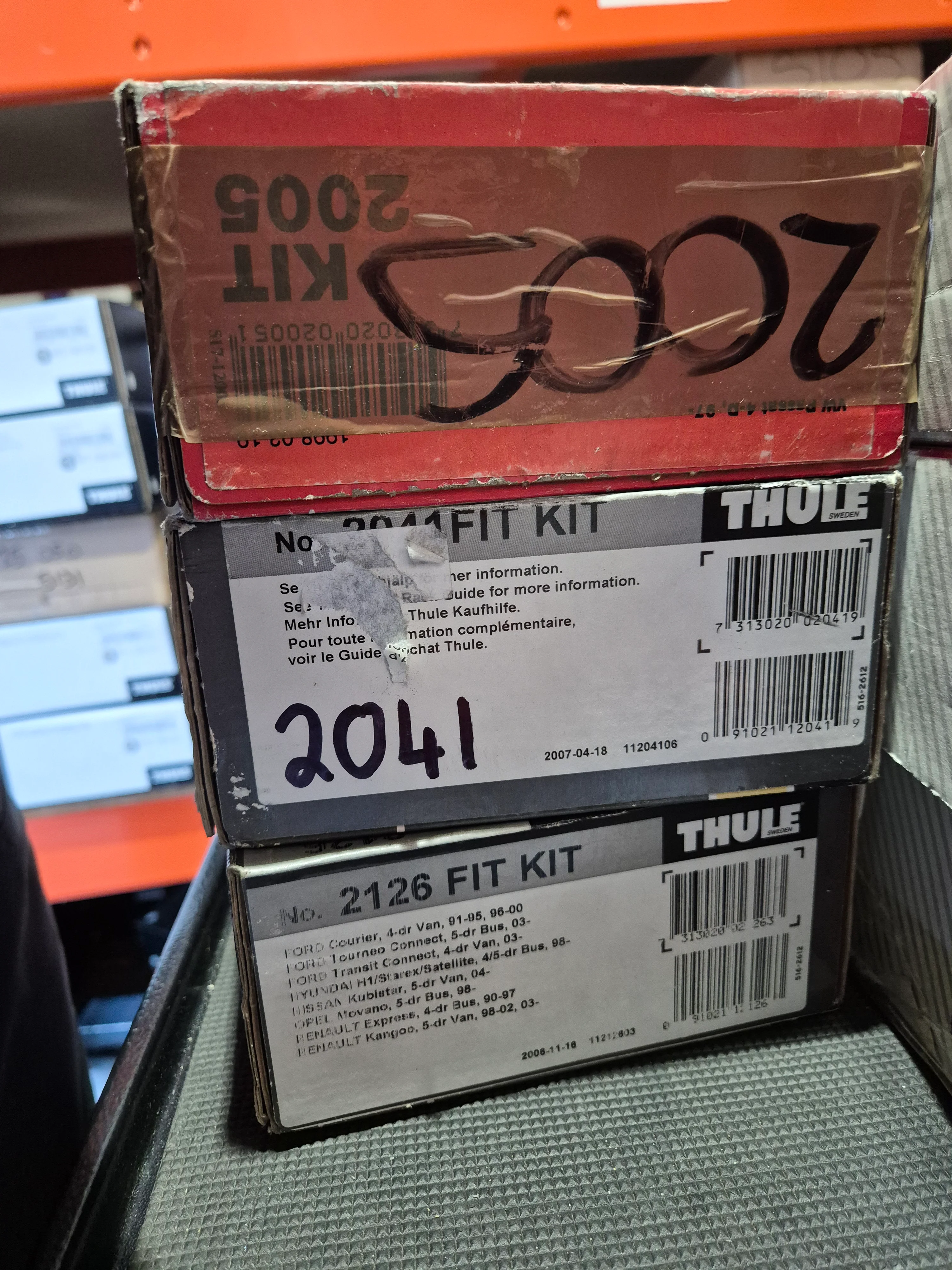 Thule Fitting Kits bundle x 6 - Image 3
