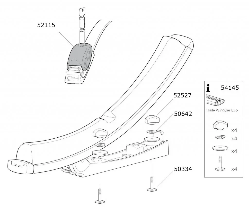 Thule 840 K-Guard  - Spare Parts - Image 2