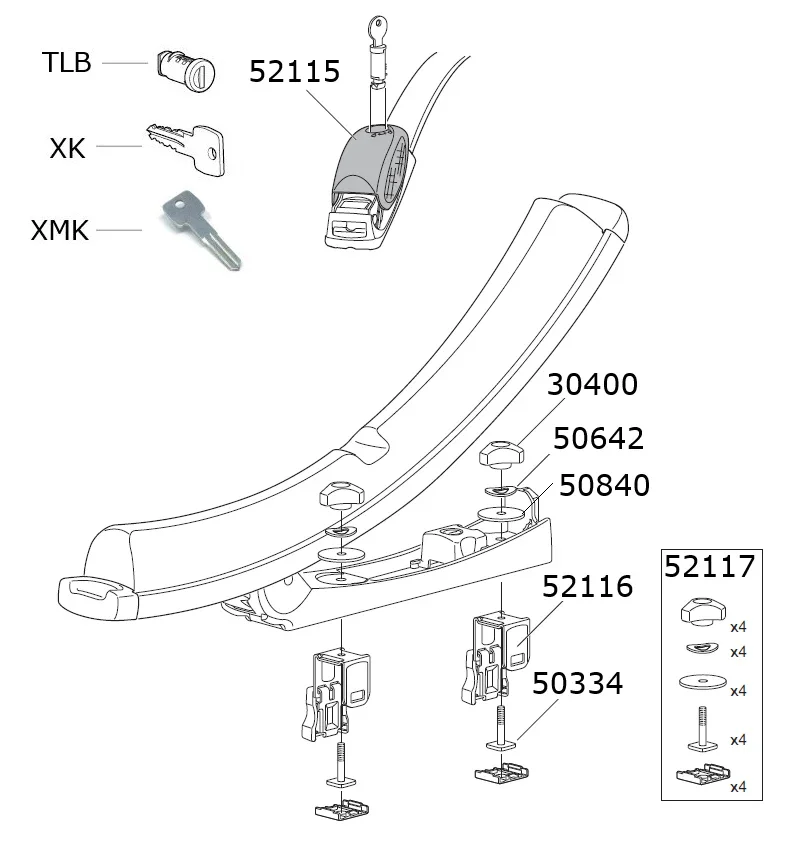 Thule 840 K-Guard  - Spare Parts - Image 3