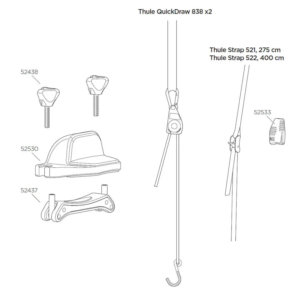 Thule 819 Portage - Spare Parts - Image 2