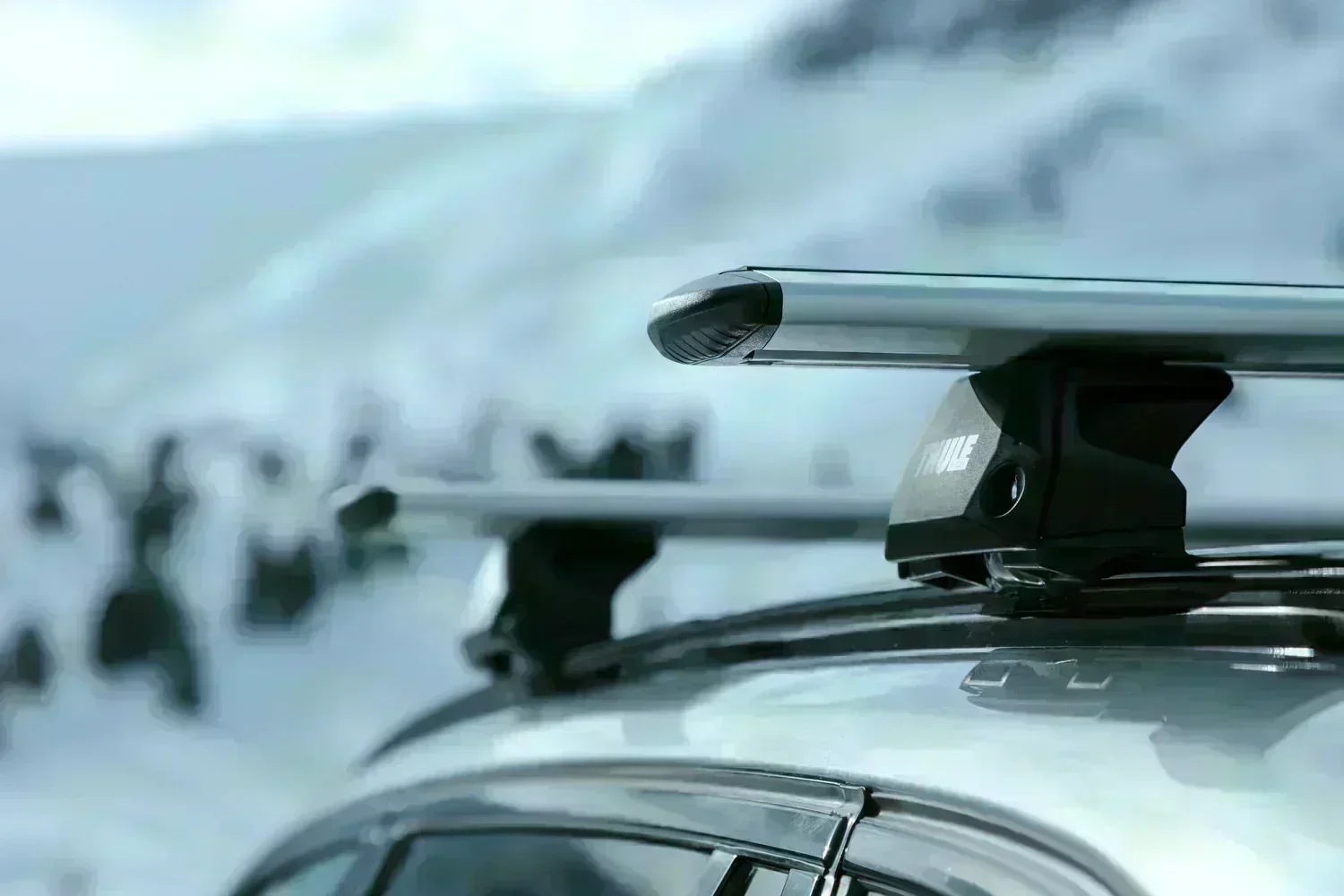 Thule Roof Bar Set for WEY 03 5-dr SUV 2024 onwards - Flush Rails (Wingbar Evo Black) - Image 2