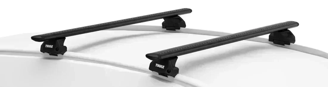 Thule Roof Bar Set for WEY 03 5-dr SUV 2024 onwards - Flush Rails (Wingbar Evo Black) - Image 6