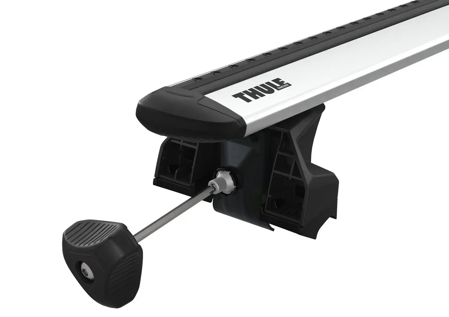 Thule Roof Bar Set for GREAT WALL Wey 05 5-dr SUV 2024 onwards - Flush Rails (Wingbar Evo Silver) - Image 5