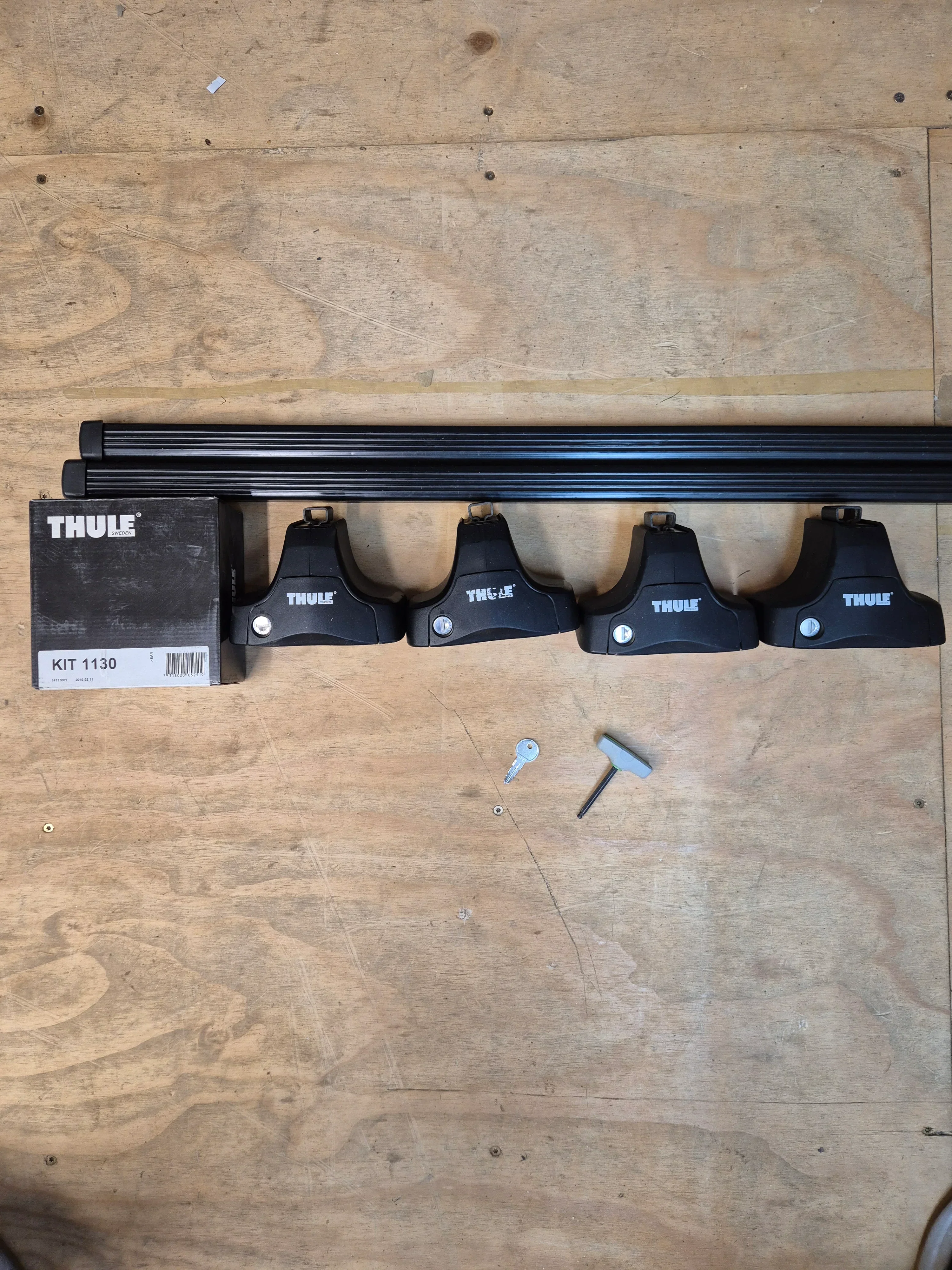 Thule Roof Bars For Fiat Multipla 99 - 2010 ( 1130 - 754 - 763) - Image 2