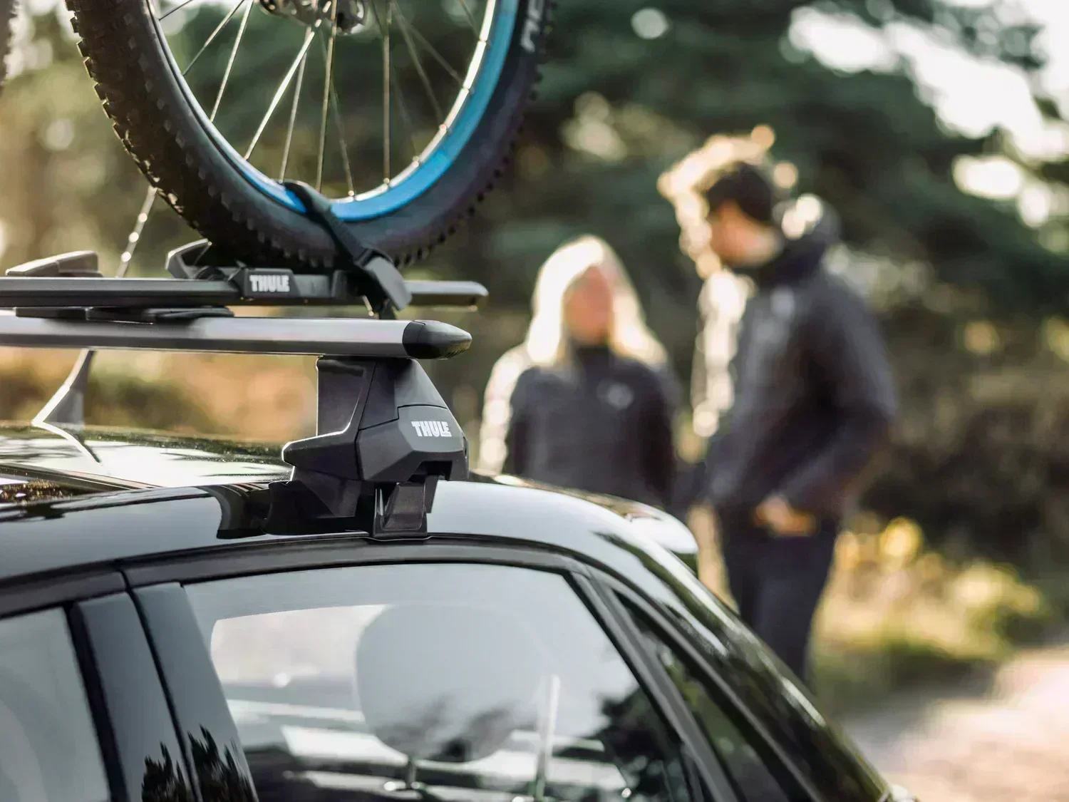 Thule Roof Bar Set for AUDI A6 Avant e-tron 5-dr Estate 2025 onwards - Normal Roof (Wingbar Evo Silver) - Image 3