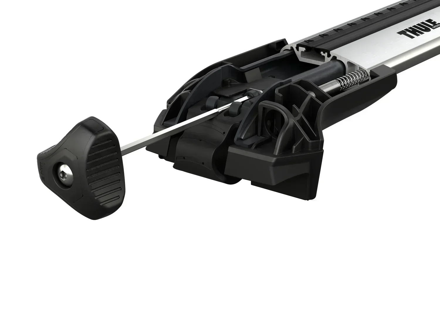 Thule Roof Bars for ALFA ROMEO Junior 5-dr SUV 2025- (Low Roof) (Wingbar Evo Edge - Silver) - Image 5