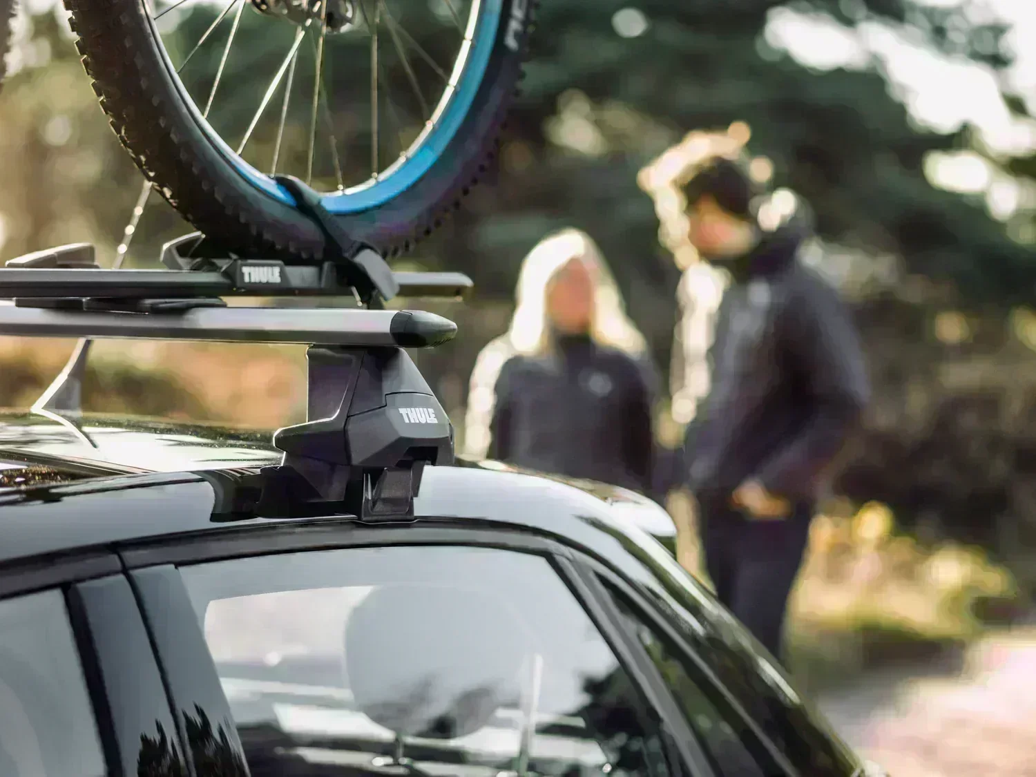 Thule Roof Bar Set for HYUNDAI Accent 4-dr Sedan 2018 onwards - Normal Roof (Wingbar Evo - Silver) - Image 3