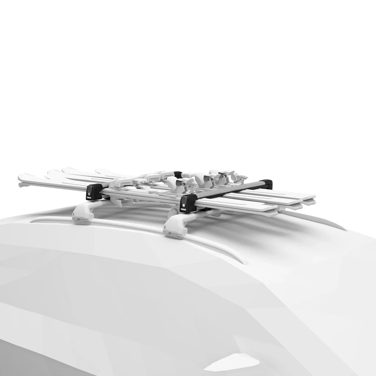 Thule 732600 SnowPack L Silver - 6 Skis or 4 Snowboards - Image 2
