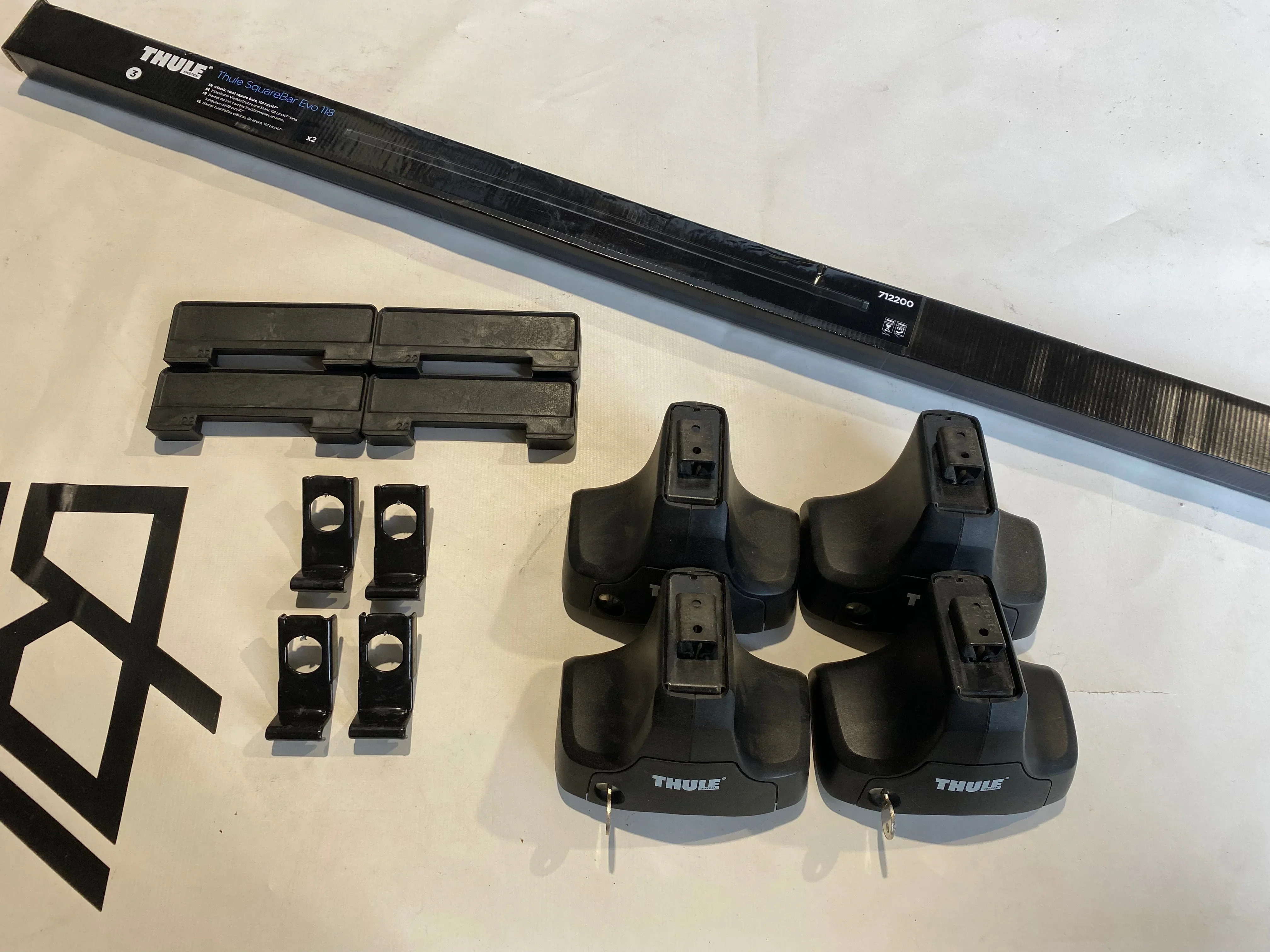 Thule Square Bar Set For PEUGEOT Ranch, 3/4-dr Van, 97-02, 03-08 & Others (1184, 754, 7122) - Image 2