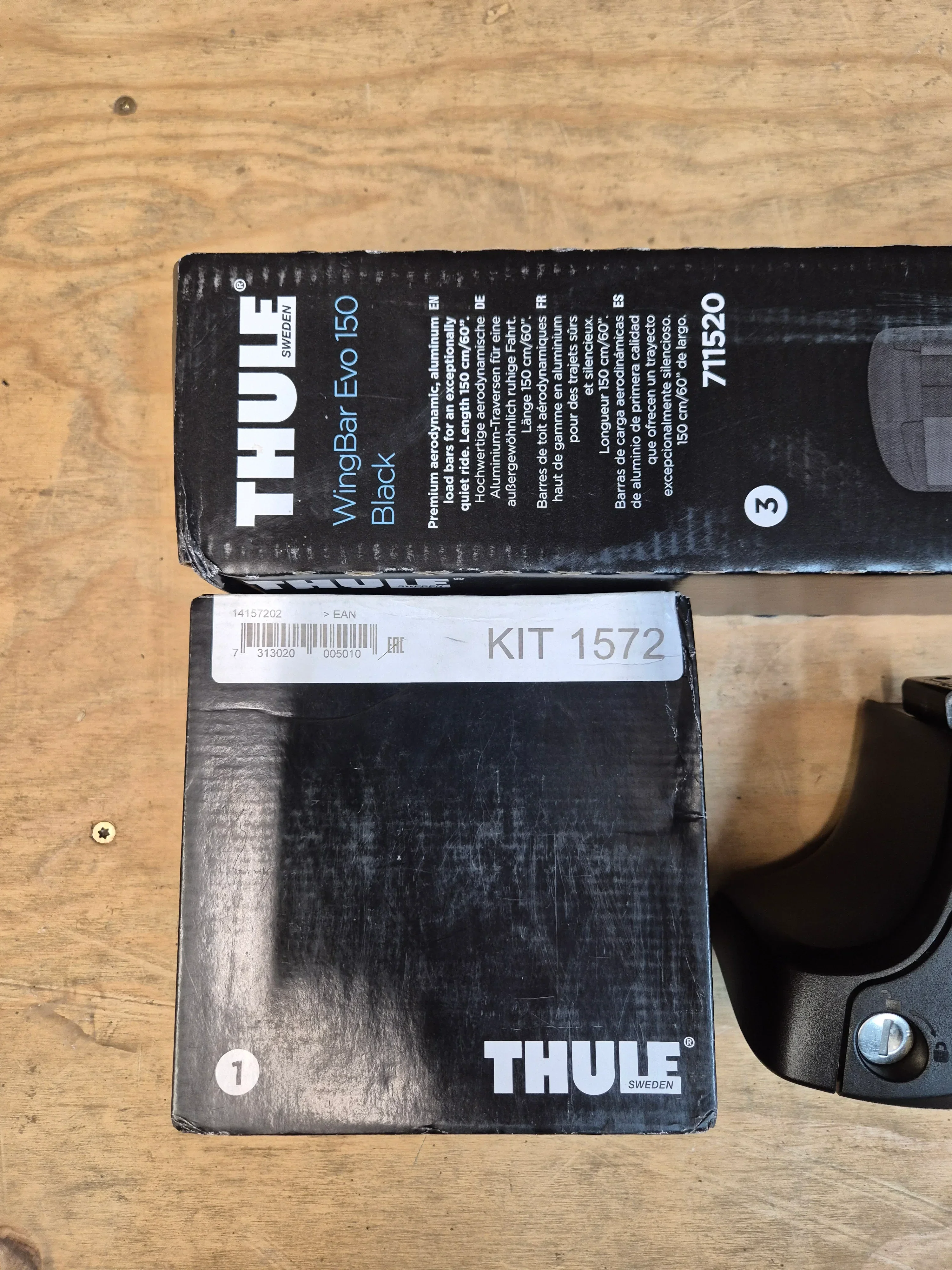 Thule Wingbar Evo Black set for VW Transporter T4 ( 1572 - 754 - 711520) - Image 2