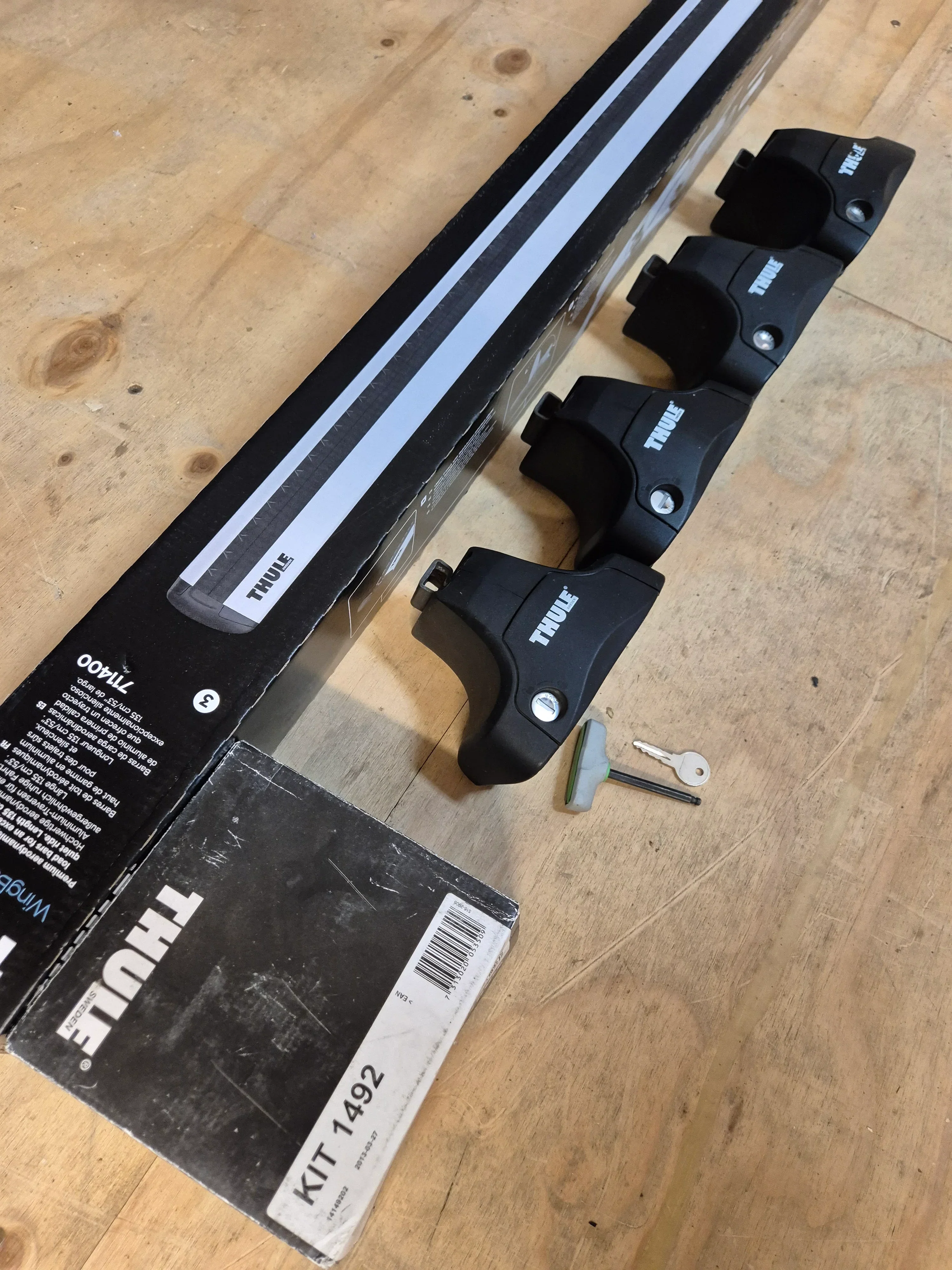Thule Wingbar Evo set for Honda Accord 08 onward Saloon ( 1492 - 754 - 7114) - Image 2