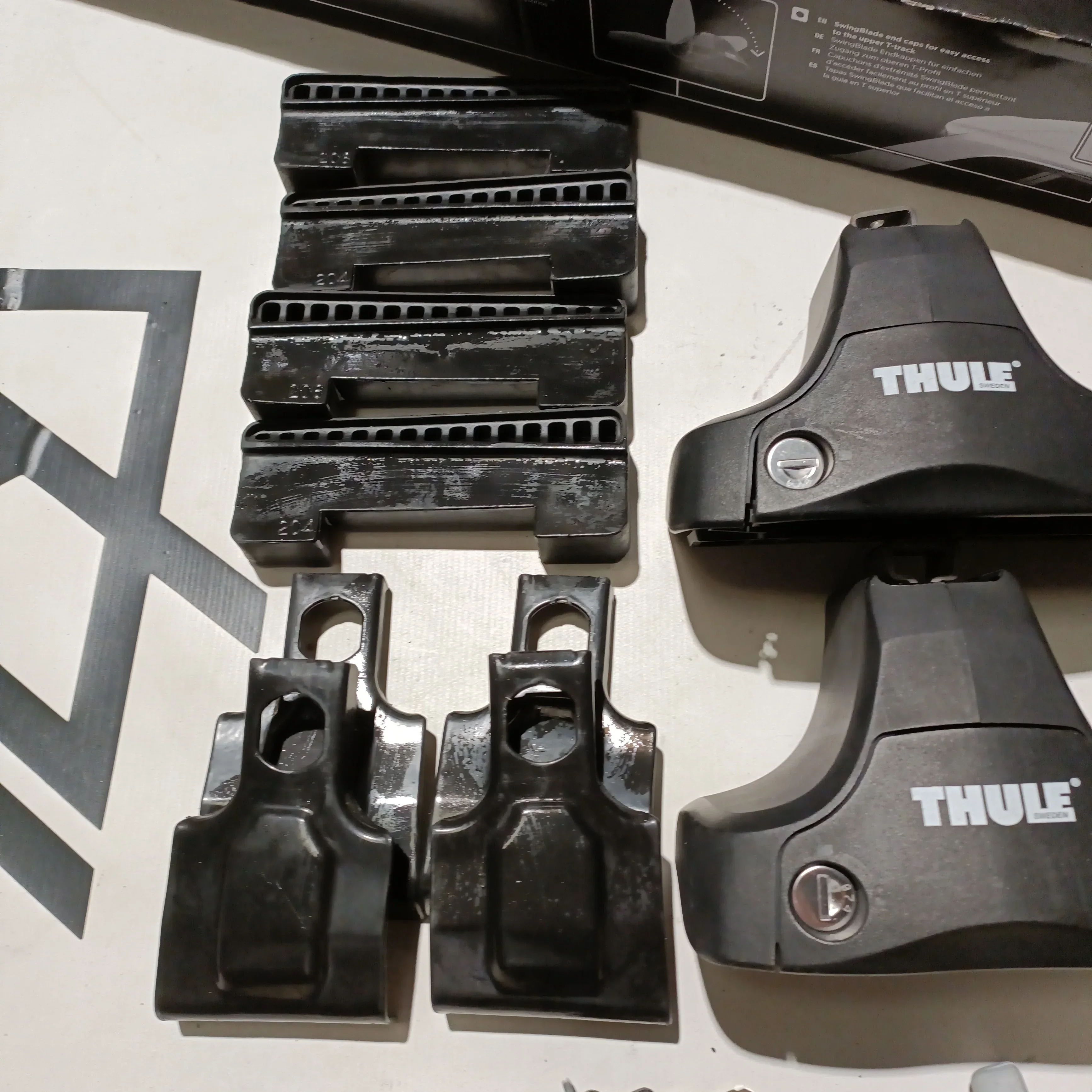 Thule Wingbar Evo set for Lexus CT 200H (1636 - 754 - 711220) Very Rare - Image 2