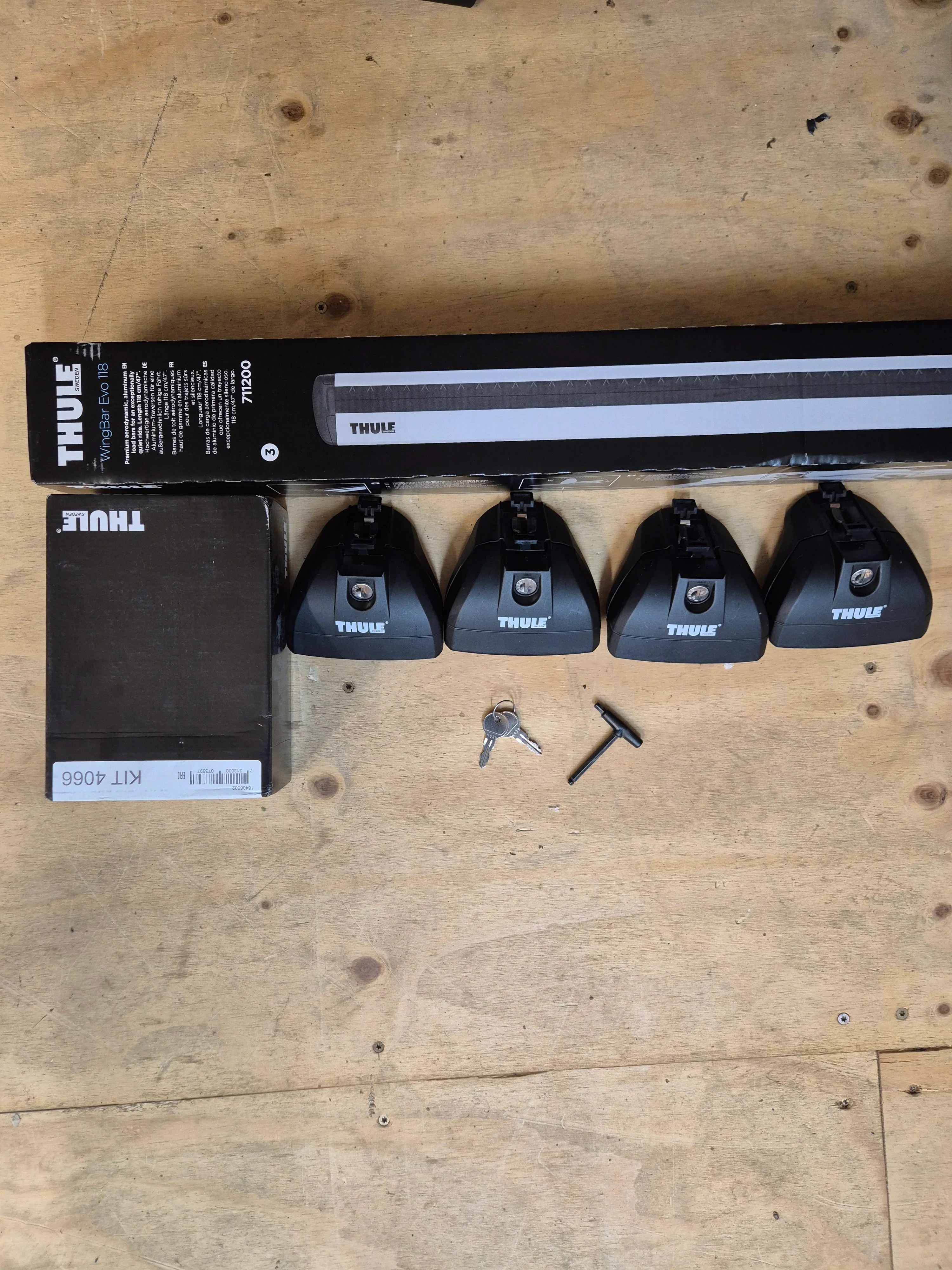 Thule Wingbar Evo set for RENAULT Grand Scenic 2017 onward ( 4066 - 753 -7112 ) - Image 2