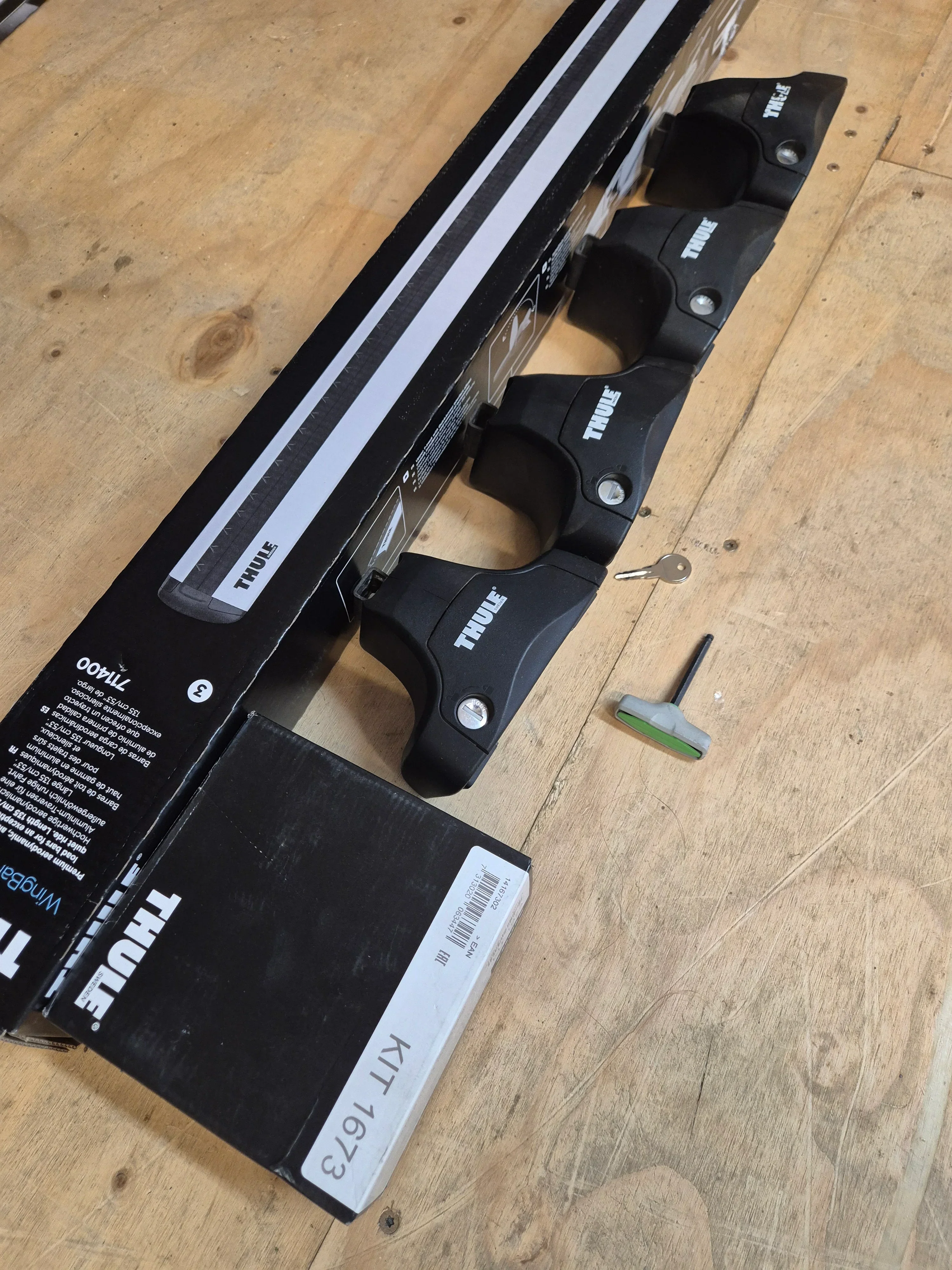 Thule Wingbar Evo Set for VOLVO V60 2010 to 2018 - Flat Roof ( 1673 - 754 - 7114) - Image 2